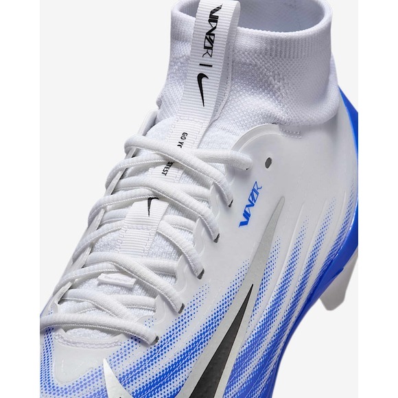 Nike Zoom Air Vapor Pro 1 Football Cleats White Blue FB3298-101 Mens Size 8 - Picture 7 of 7